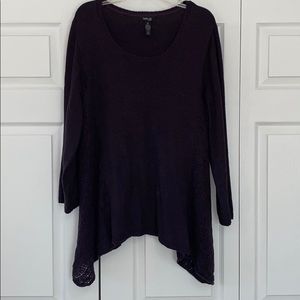 Style & co deep plum sweater